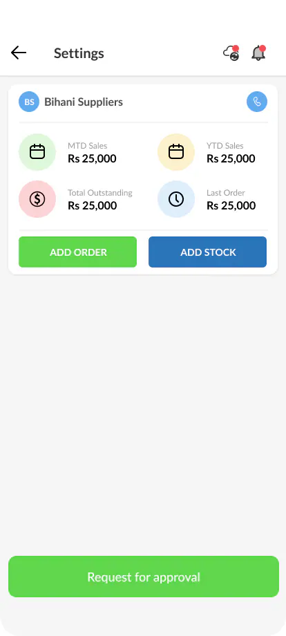 Hilife Sales Automation — app screen