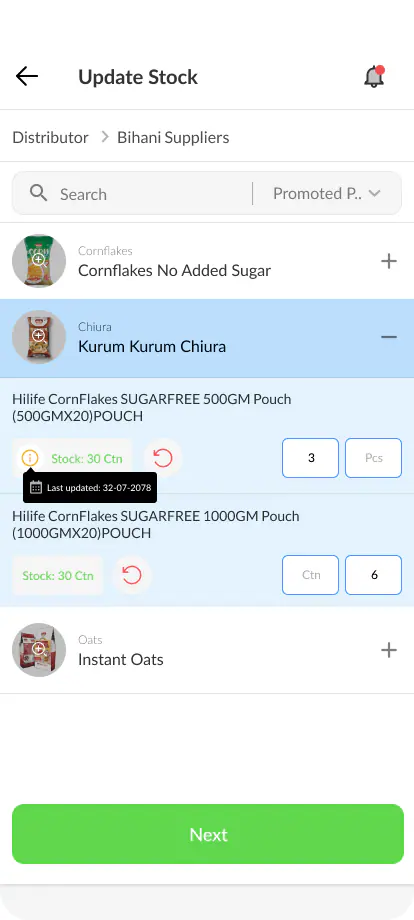 Hilife Sales Automation — app screen